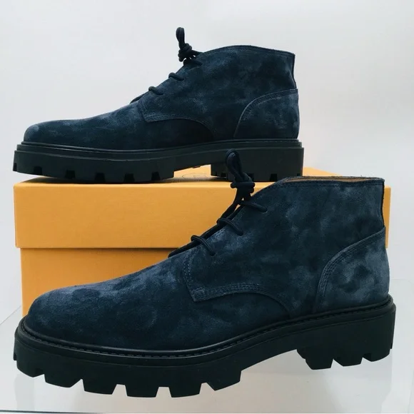 Tod’s - Suede Chukka Boots- Night- Men’s Size US 9 M